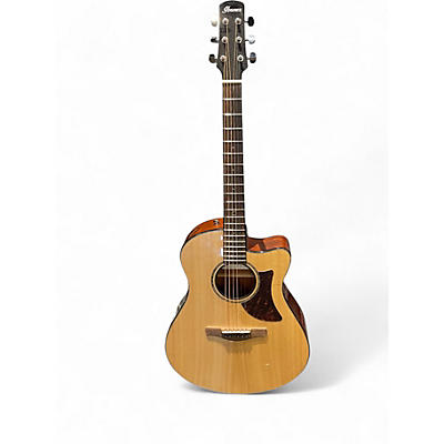 Used Ibanez AAM300CE-NT Natural Acoustic Electric Guitar