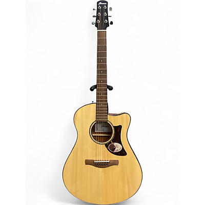 Used Ibanez AAM300CE Natural Acoustic Electric Guitar