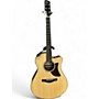 Used Ibanez AAM380CE Natural Acoustic Electric Guitar Natural