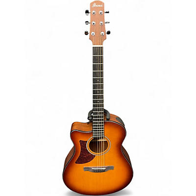 Used Ibanez AAM50LCE-OLB 2 Color Sunburst Acoustic Guitar