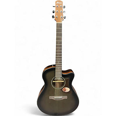 Used Ibanez AAM70CE 2 Color Sunburst Acoustic Electric Guitar