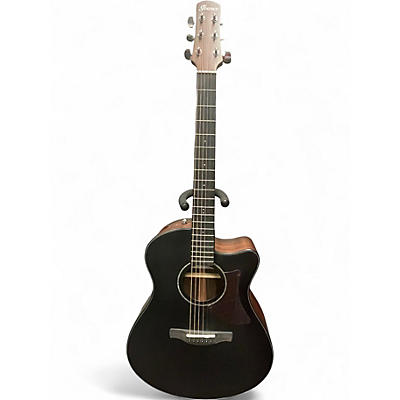 Used Ibanez AAM70CE Black Acoustic Electric Guitar
