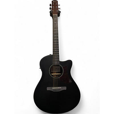 Used Ibanez AAM70CE Satin Black Acoustic Electric Guitar