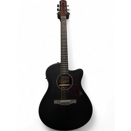 Used Ibanez AAM70CE Satin Black Acoustic Electric Guitar Satin Black