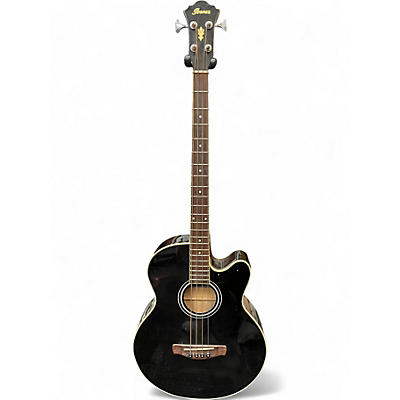 Used Ibanez AAM70CE Transparent Charcoal Burst Acoustic Electric Guitar