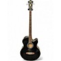 Used Ibanez AAM70CE Transparent Charcoal Burst Acoustic Electric Guitar Transparent Charcoal Burst