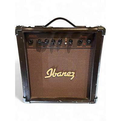 Used Ibanez ACA15 Battery Powered Amp