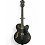 Used Ibanez ACF125-BKF-12-01 Black Hollow Body Electric Guitar Black