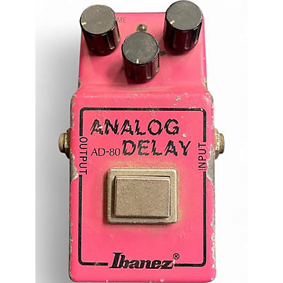 Used Ibanez AD80 Analog Delay Effect Pedal