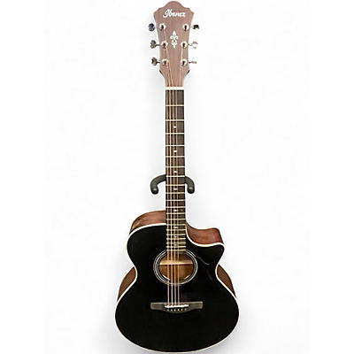 Used Ibanez AE140 Black Acoustic Electric Guitar