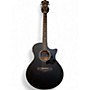 Used Ibanez AE140 Black Acoustic Electric Guitar Black