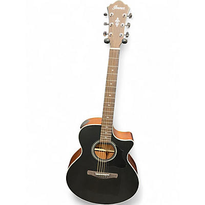 Used Ibanez AE140 Black Acoustic Electric Guitar