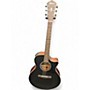 Used Ibanez AE140 Black Acoustic Electric Guitar Black