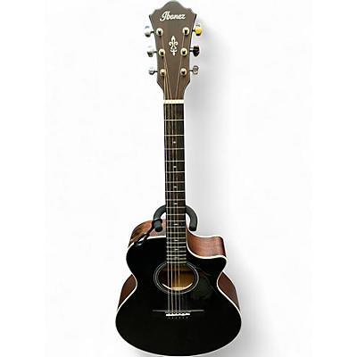 Used Ibanez AE140 Black Acoustic Electric Guitar