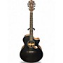 Used Ibanez AE140 Black Acoustic Guitar Black