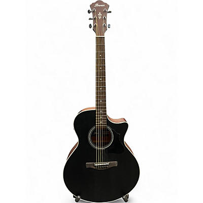 Used Ibanez AE140 Weathered Black Acoustic Electric Guitar