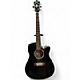 Used Ibanez AE16-OP-02 Black Acoustic Electric Guitar Black