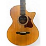 Used Ibanez AE255BT  Natural Acoustic Guitar Natural