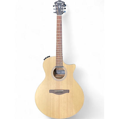 Used Ibanez AE275-LGS Natural Acoustic Electric Guitar