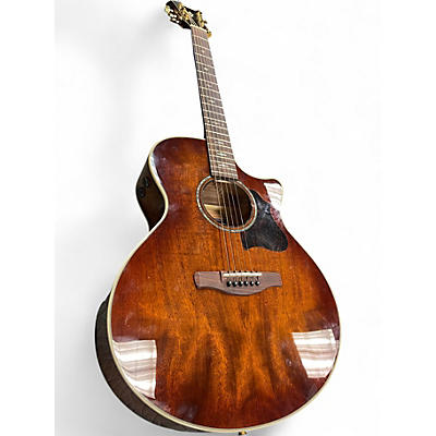 Used Ibanez AE340 Mahogany Acoustic Electric Guitar