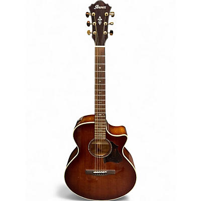 Used Ibanez AE340FMH 2 Color Sunburst Acoustic Electric Guitar