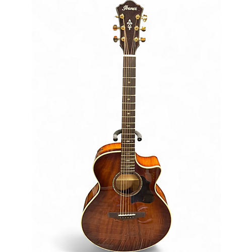 Used Ibanez AE340FMH MAHOGANY SUBURST Acoustic Electric Guitar MAHOGANY SUBURST