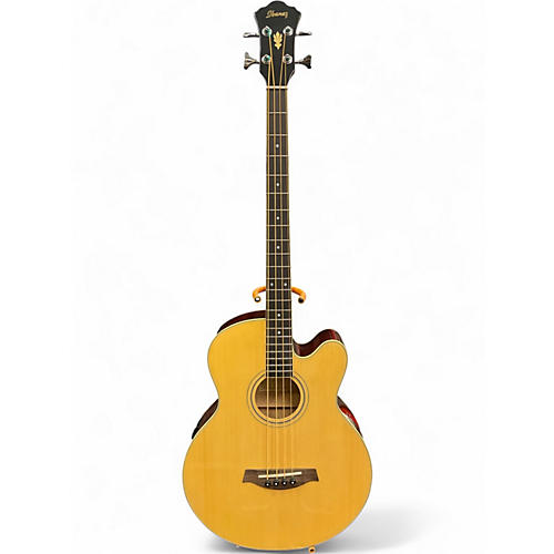 Used Ibanez AE55E-NT 3U-01 Natural Acoustic Bass Guitar Natural