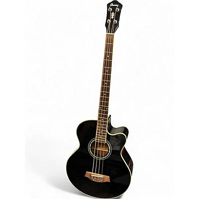 Used Ibanez AEB 10 E BLACK Acoustic Bass Guitar