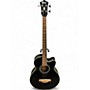 Used Ibanez AEB10 Black Acoustic Bass Guitar Black