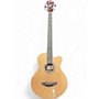Used Ibanez AEB105E Natural Acoustic Bass Guitar Natural