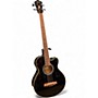 Used Ibanez AEB10BE-BK Black Acoustic Bass Guitar Black