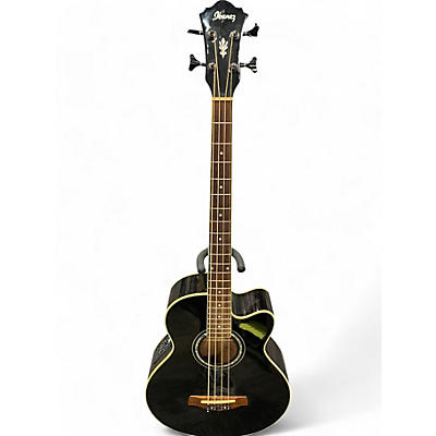 Ibanez Used Ibanez AEB10BE Black Acoustic Bass Guitar