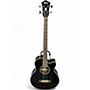 Used Ibanez AEB10BE Black Acoustic Bass Guitar Black