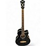 Used Ibanez AEB10E Black Acoustic Bass Guitar Black