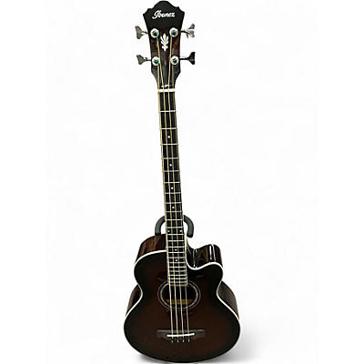 Used Ibanez AEB10E-DVS DARK VIOLIN SUNBURST Acoustic Bass Guitar