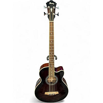 Used Ibanez AEB10E Mahogany Acoustic Bass Guitar