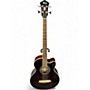 Used Ibanez AEB10E Mahogany Acoustic Bass Guitar Mahogany