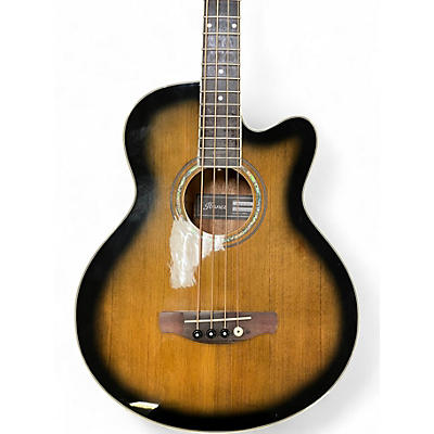 Used Ibanez AEB10E SUNBURST Acoustic Bass Guitar