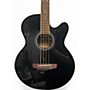 Used Ibanez AEB5E-BK Black Acoustic Bass Guitar Black