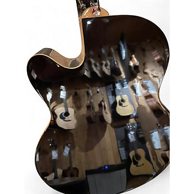 Used Ibanez AEB5E-BK Black Acoustic Bass Guitar