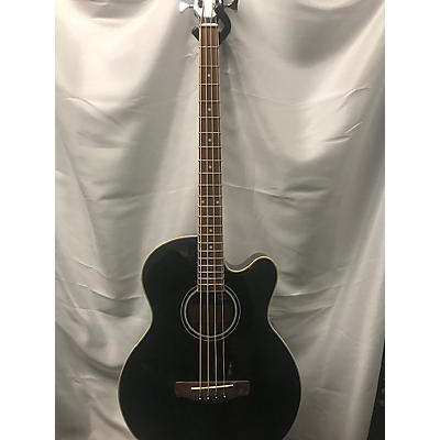 Ibanez Used Ibanez AEB5E Black Acoustic Bass Guitar