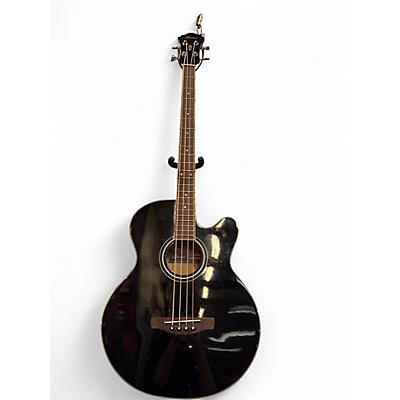 Used Ibanez AEB5E Black Acoustic Bass Guitar