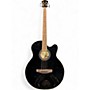 Used Ibanez AEB5E Black Acoustic Bass Guitar Black