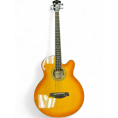 Used Ibanez AEB5E LIGHT VIOLIN BURST Acoustic Bass Guitar