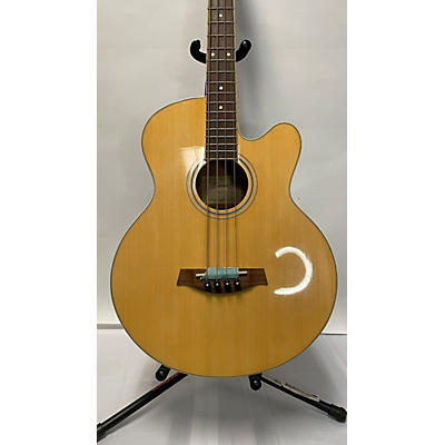 Ibanez Used Ibanez AEB5E Natural Acoustic Bass Guitar