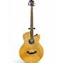 Used Ibanez AEB5E Natural Acoustic Bass Guitar Natural