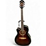 Used Ibanez AEF18E Left Handed 2 Tone Sunburst Acoustic Electric Guitar 2 Tone Sunburst