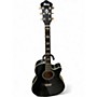 Used Ibanez AEF30E Black Acoustic Electric Guitar Black