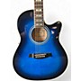 Used Ibanez AEF30E Blue Acoustic Electric Guitar Blue