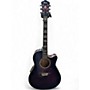 Used Ibanez AEF30E PURPLE Acoustic Electric Guitar PURPLE